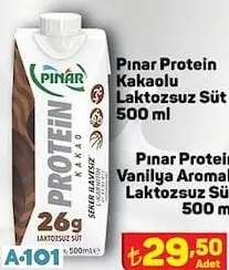 PINAR PROTEİN KAKAOLU LAKTOZSUZ SÜT